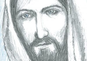 300x210 Eye Pencil Sketch With Jesus Cross Drawings Images - Jesus On Cross Pencil Drawing