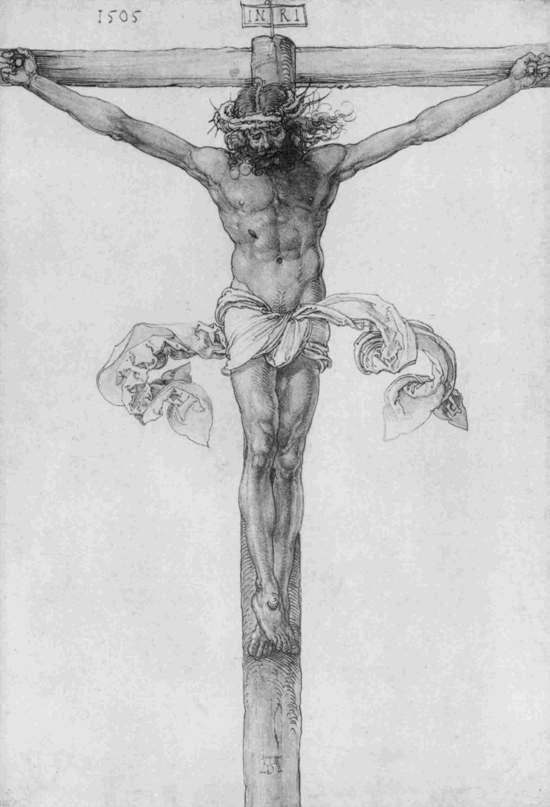 Jesus On Cross Pencil Drawing at PaintingValley.com | Explore ...