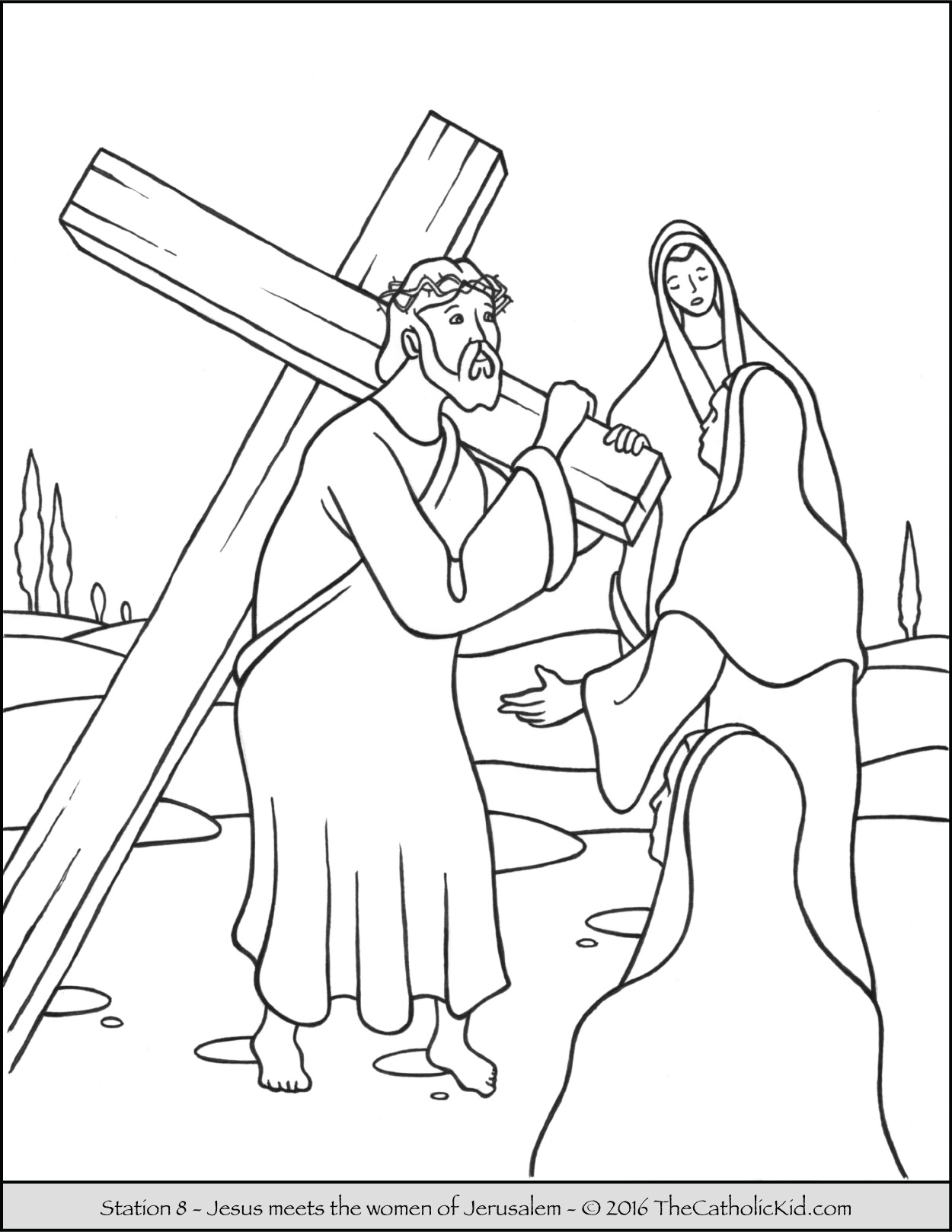 1250x1618 Free Printable Coloring Pages Of Jesus On The Cross With Jesus - Jesus On The Cross Drawing