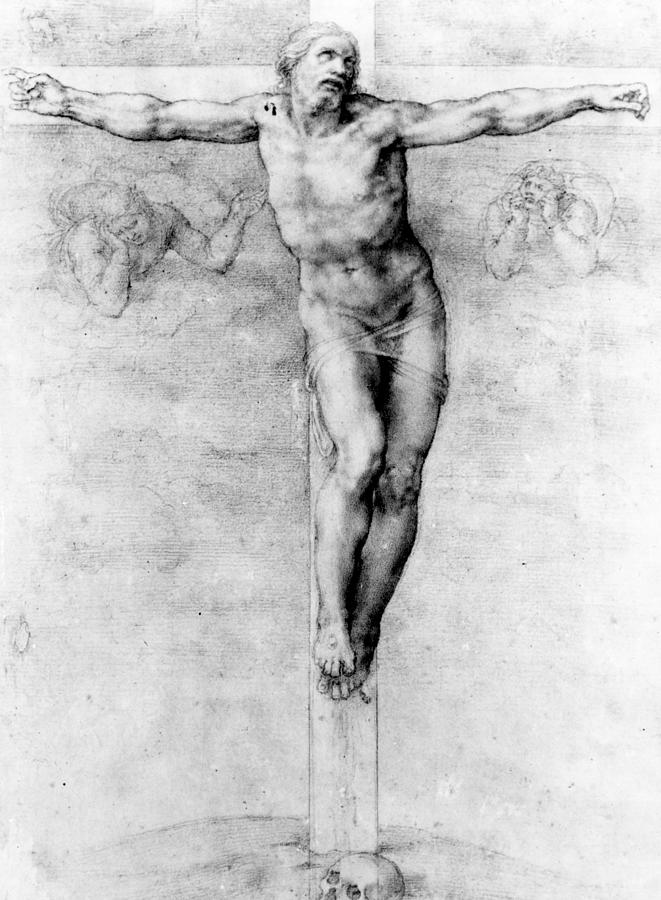 661x900 Christ On The Cross Drawing - Jesus On The Cross Drawing