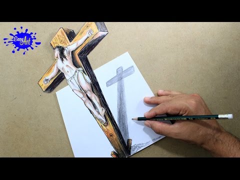 480x360 Drawing Jesus How To Draw Jesus Dibujar A Jesus En La - Jesus On The Cross Drawing