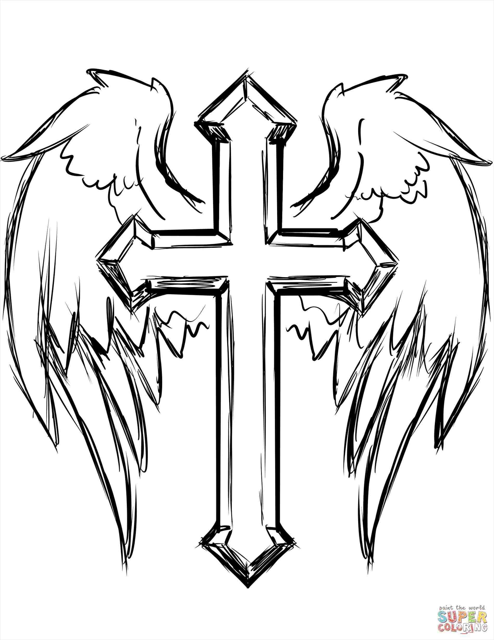 Cross Drawing Easy Jesus / Simple Cross Drawings Free download on