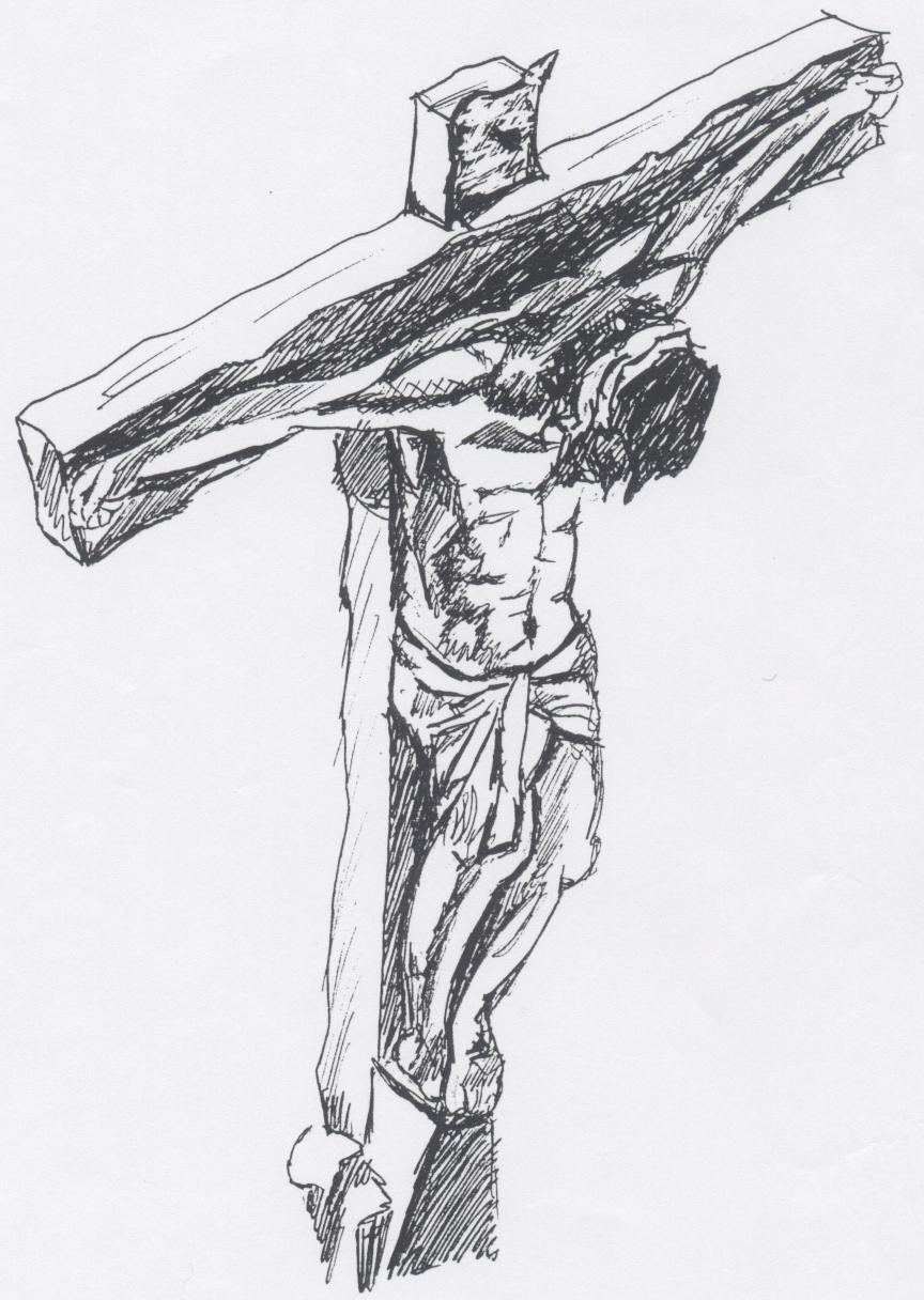 864x1216 Huge Collection Of 'jesus On The Cross Pencil Drawing' Download - Jesus On The Cross Pencil Drawing
