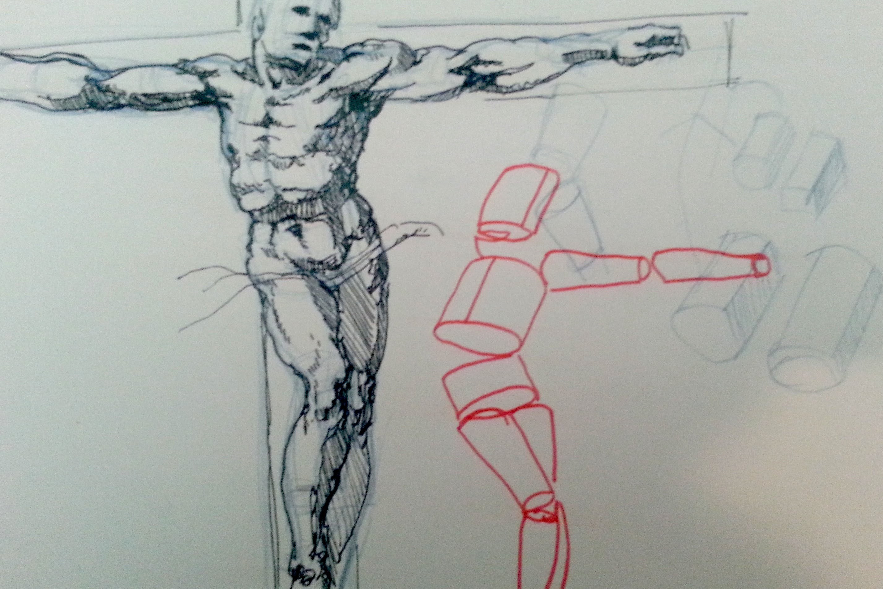 2855x1905 Pencil Drawings Jesus Cross - Jesus On The Cross Pencil Drawing