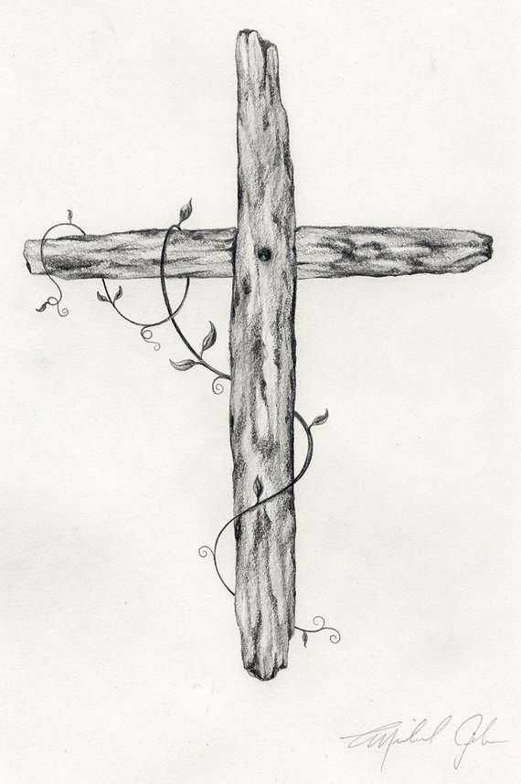 Jesus On The Cross Pencil Drawing at Explore