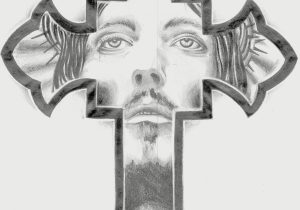 Jesus On The Cross Pencil Drawing at PaintingValley.com | Explore ...