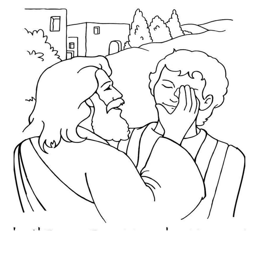 Jesus Outline Drawing at PaintingValley.com | Explore collection of ...