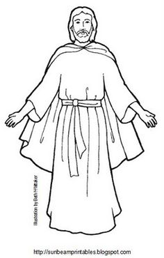 236x370 Father Of Jesus Bible Clipart Clip Art Images - Jesus Outline Drawing