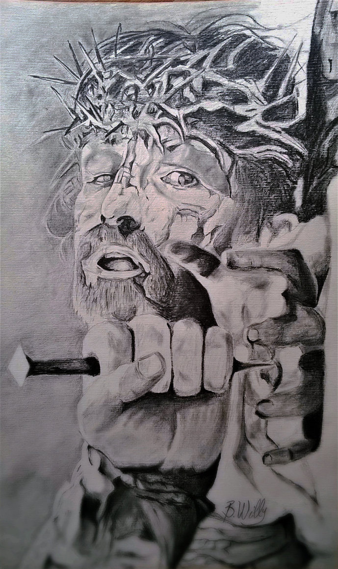 689x1159 Photos Pencil Drawings Of Jesus - Jesus Pencil Drawing