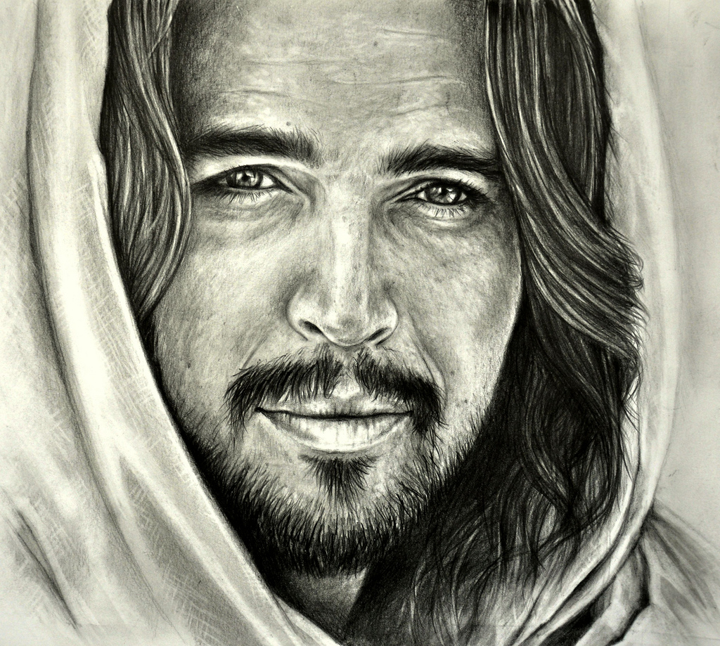 Jesus Pencil Drawing at PaintingValley.com | Explore collection of ...