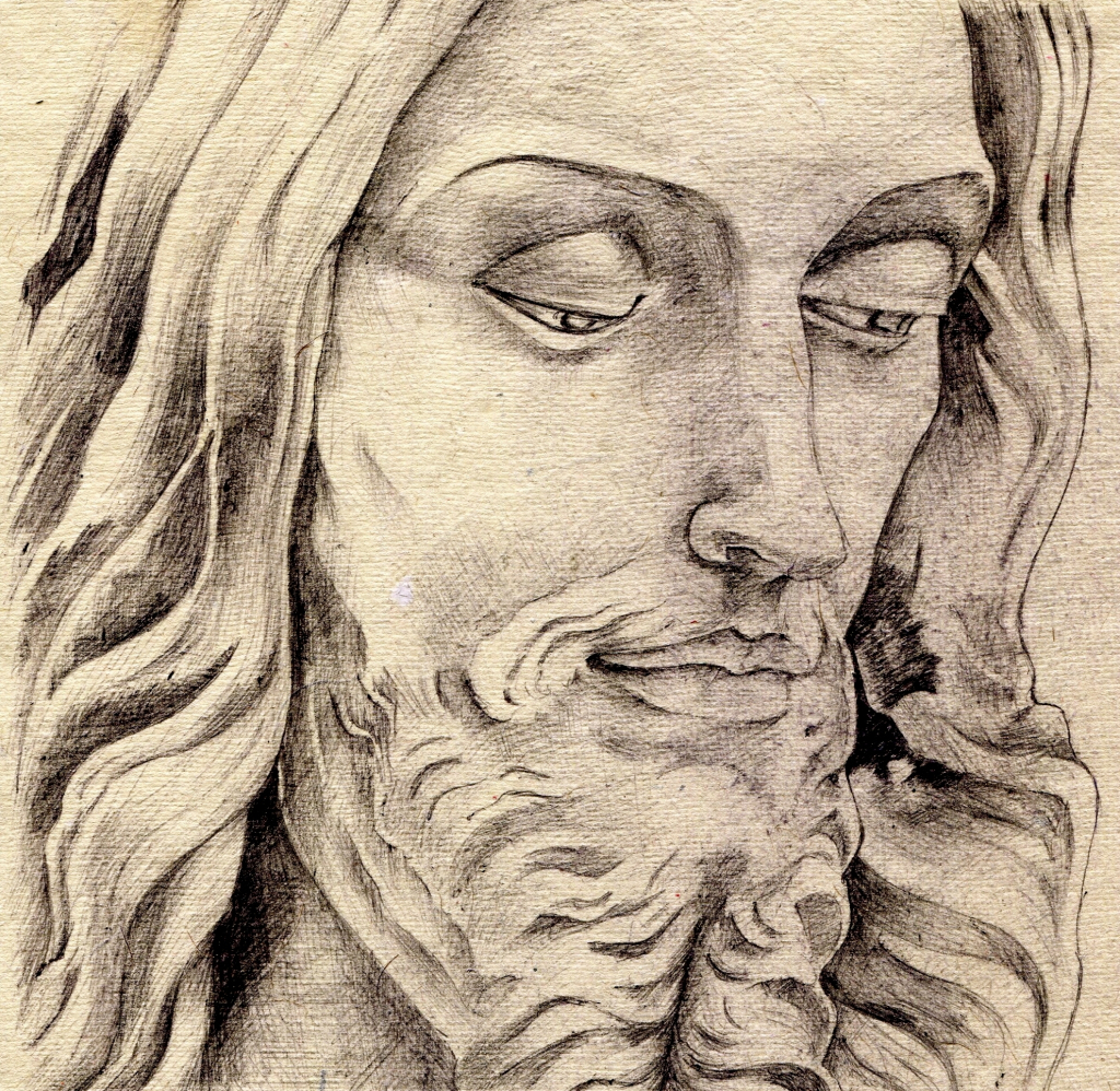 1024x998 easy pencil drawings jesus jesus face pencil drawing jesus pencil - Jesus Pencil Drawing