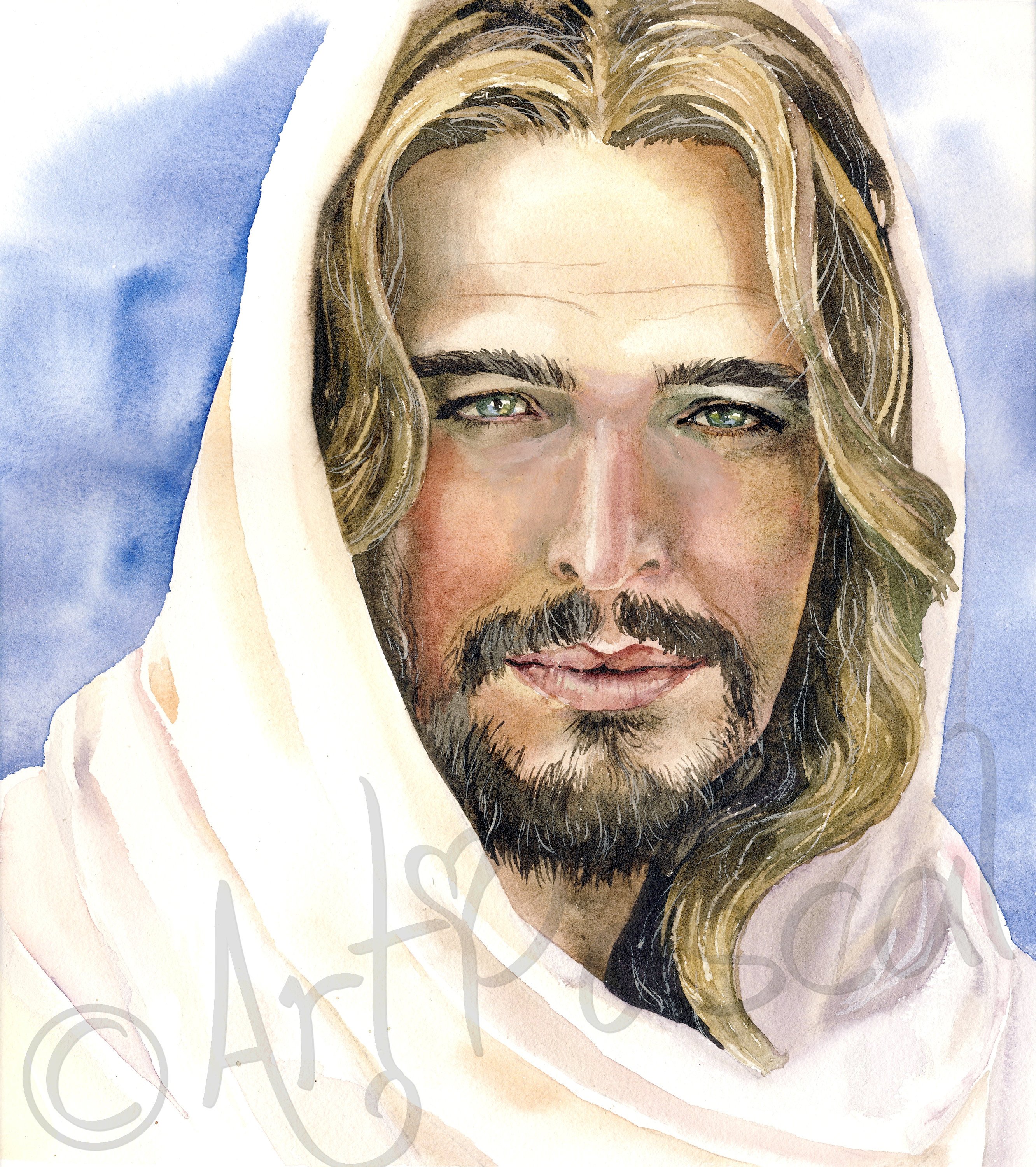 Jesus Portrait Drawing at PaintingValley.com | Explore collection of ...