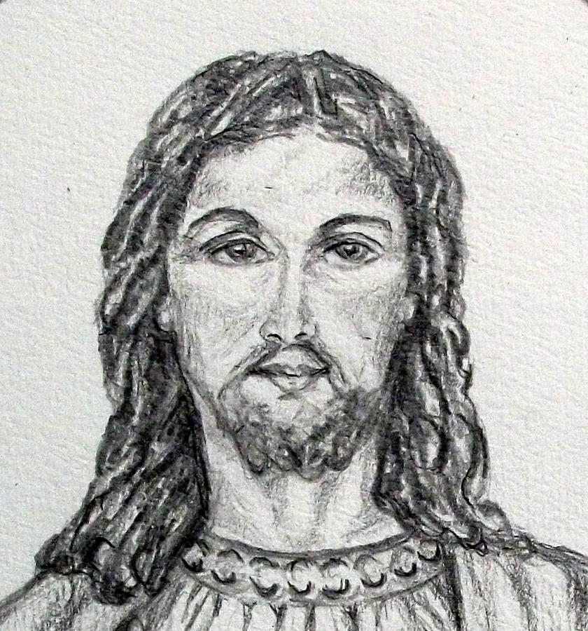 Jesus Portrait Drawing at Explore collection of