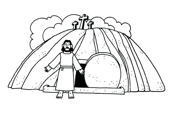 600x400 jesus resurrection coloring pages naxk jesus resurrection coloring - Jesus Resurrection Drawing