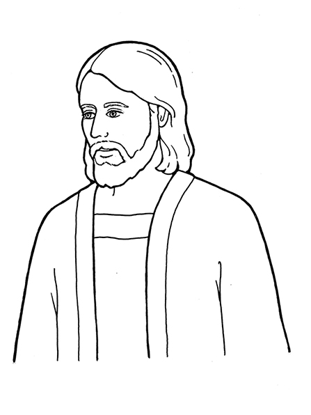 Jesus Simple Drawing at PaintingValley.com | Explore collection of ...