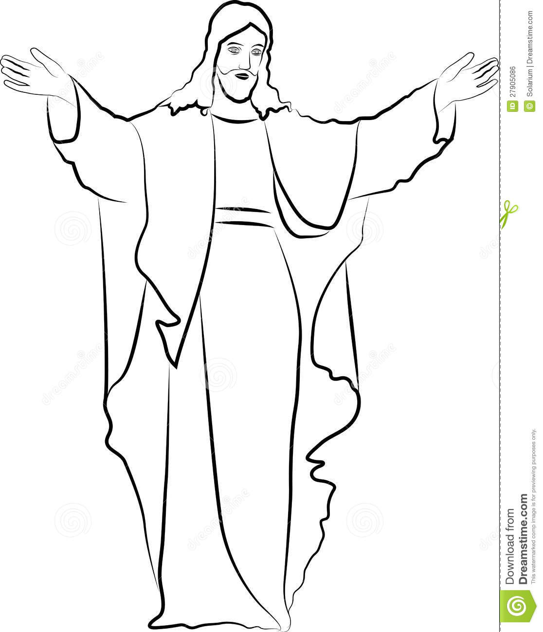 Jesus Simple Drawing at Explore collection of