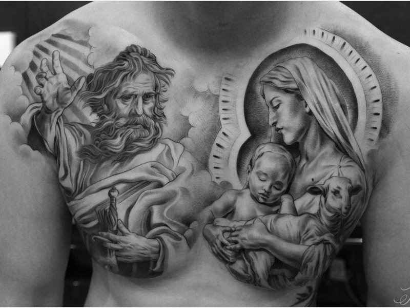 800x600 Best Jesus Christ Tattoo Designs Meanings - Jesus Tattoo Drawing