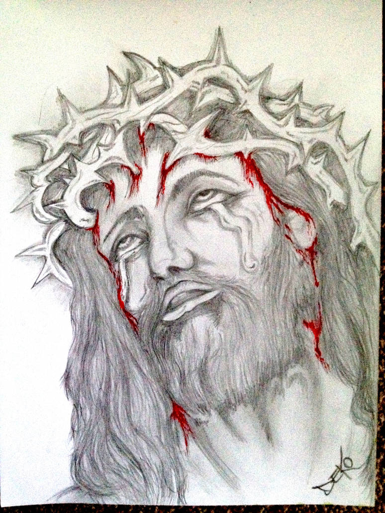 Jesus Tattoo Drawing at PaintingValley.com | Explore collection of ...