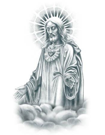 350x450 Jesus The Forgiver Tattooednow! Ltd - Jesus Tattoo Drawing