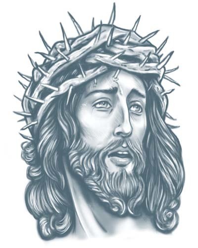 Jesus Tattoo Drawing at PaintingValley.com | Explore collection of ...