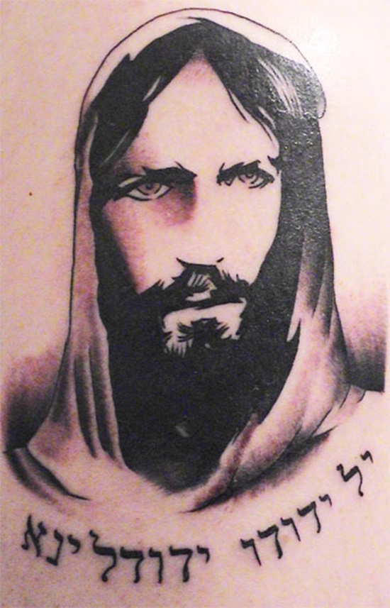 550x857 Jesus Tattoo Designs - Jesus Tattoo Drawing