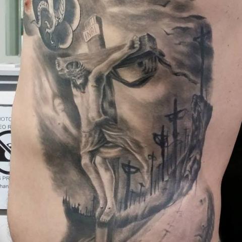 480x480 Jesus Tattoos For The Faith, Love, Sacrifices And Strength - Jesus Tattoo Drawing