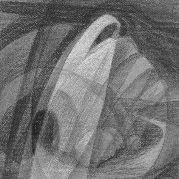 600x602 Drawings Mary Southard Art - Jesus Tomb Drawing