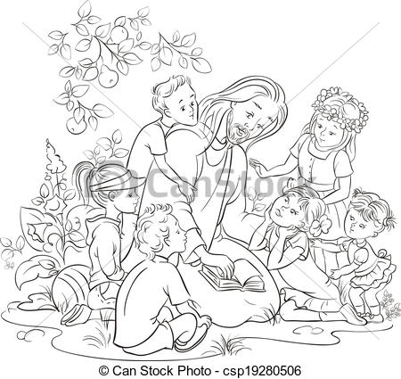 450x425 Huge Collection Of 'jesus With Children Drawing' Download More - Jesus With Children Drawing