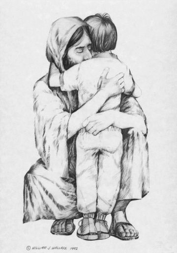 360x514 Image Result For Sketches Of Jesus With Children Pictures - Jesus With Children Drawing