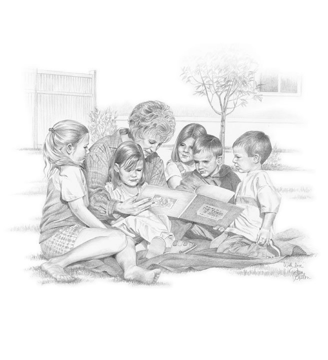 657x720 Jesus Drawing Kids - Jesus With Children Drawing