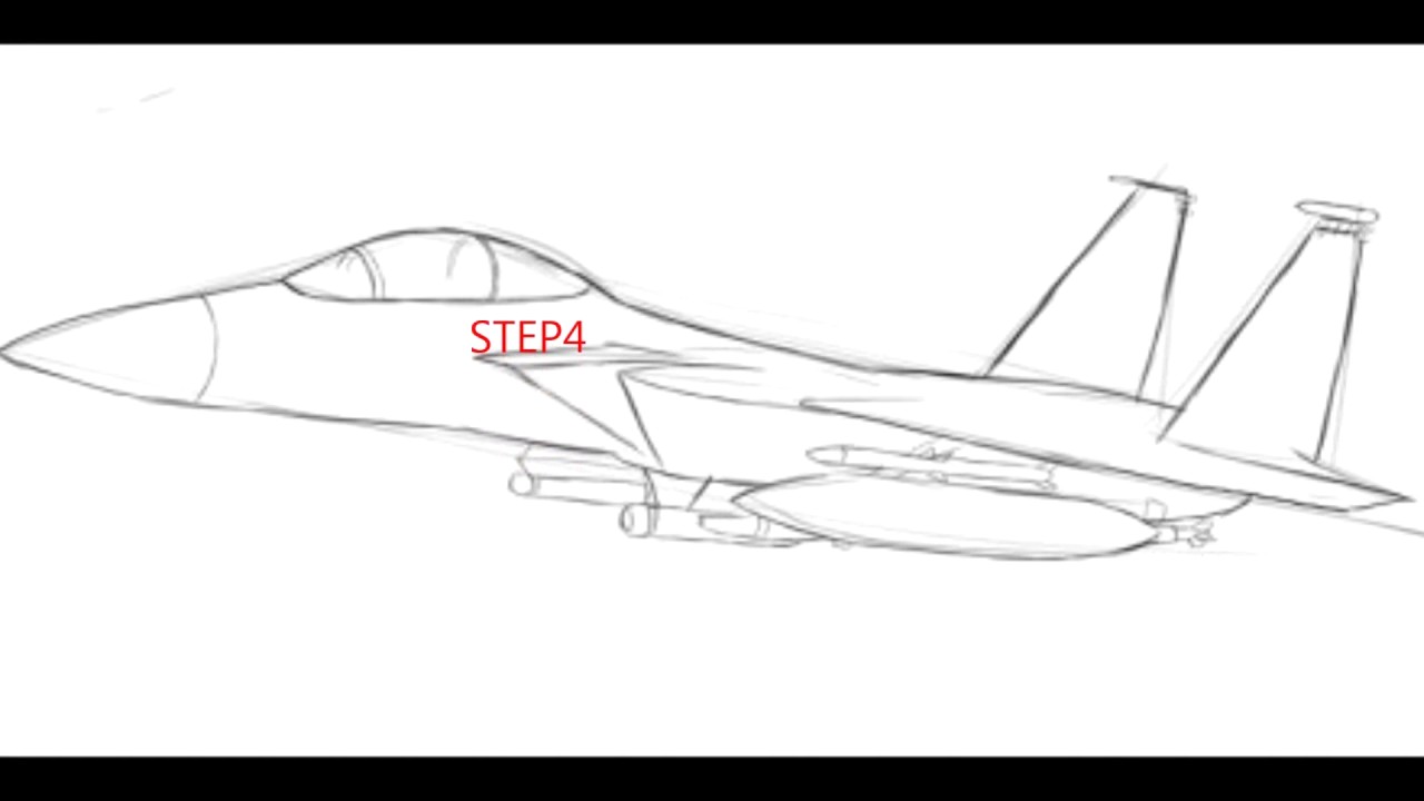 1280x720 cartoon airplane drawing jet - Jet Airplane Drawing