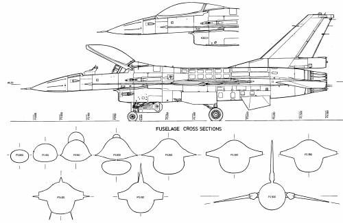 500x326 general dynamics f modern aviation aircraft design - Jet Airplane Drawing
