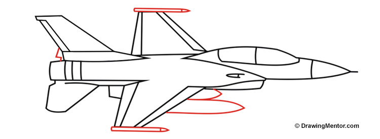 750x275 How To Draw A Jet - Jet Drawing