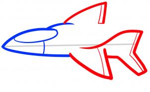 302x186 How To Draw How To Draw A Jet For Kids - Jet Drawing