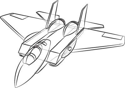 400x282 Boss Plane Drawing Pencil Art In Plane Drawing, Drawings - Jet Drawing