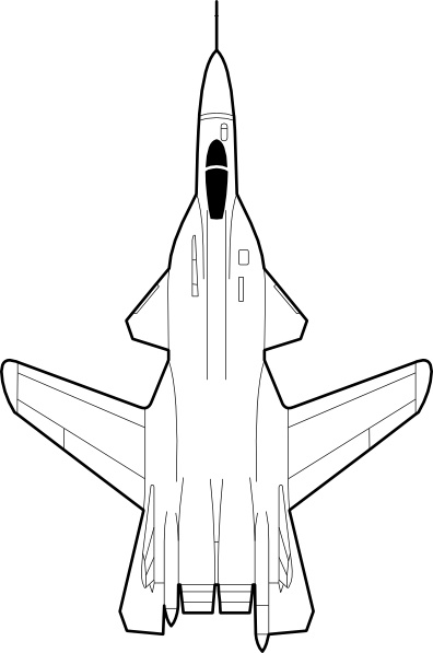 396x597 Fighter Jet Plane Clip Art Free Vector In Open Office Drawing - Jet Drawing