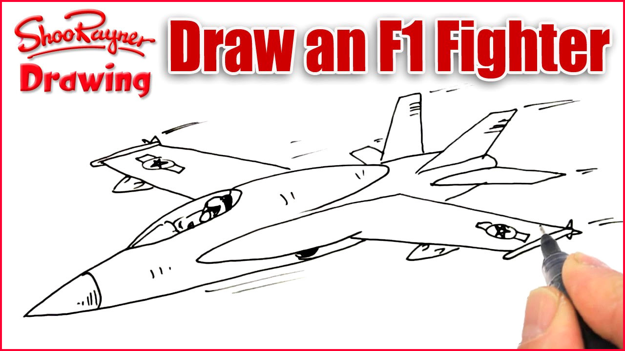1280x720 how to draw a jet jet drawing for kids - Jet Drawing For Kids