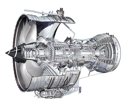 430x354 Propulsion System - Jet Engine Drawing