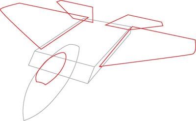 400x246 how to draw jets in steps paper airplanes drawings, plane - Jet Plane Drawing
