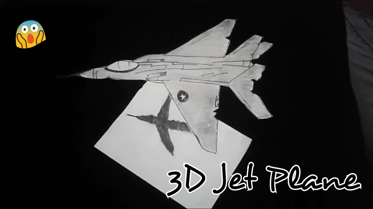 1280x720 How To Draw Jet Plane Sketch - Jet Plane Drawing