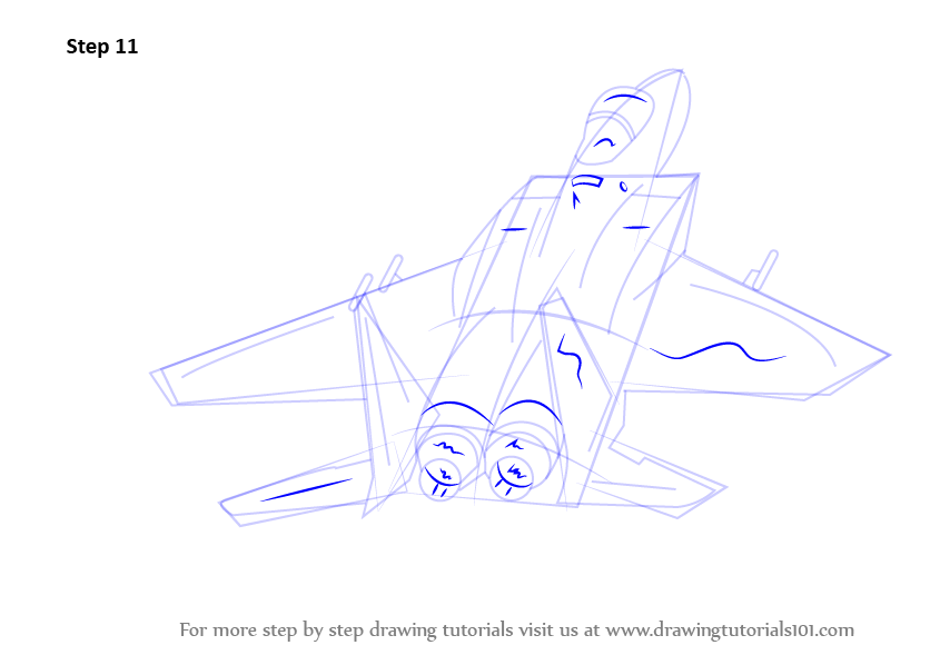 845x598 Learn How To Draw Fighter Jet Aircraft - Jet Plane Drawing