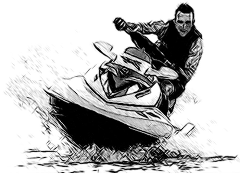 Jet Ski Drawing at Explore collection of Jet Ski