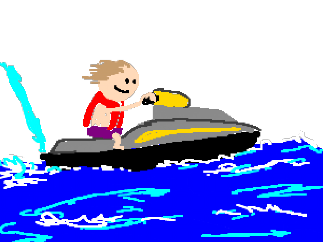 640x480 How To Draw A Jetski - Jet Ski Drawing