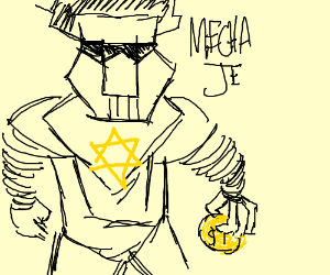 300x250 mecha jew drawing - Jew Drawing