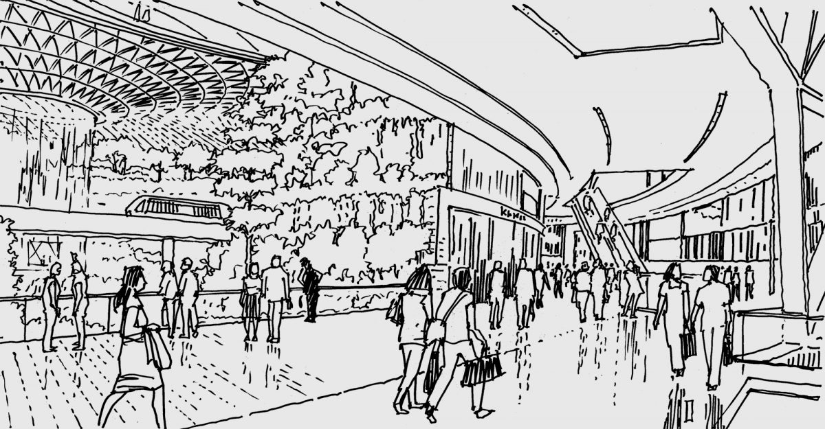 1200x625 jewel changi airport, singapore on the drawing board benoy - Jewel Drawing