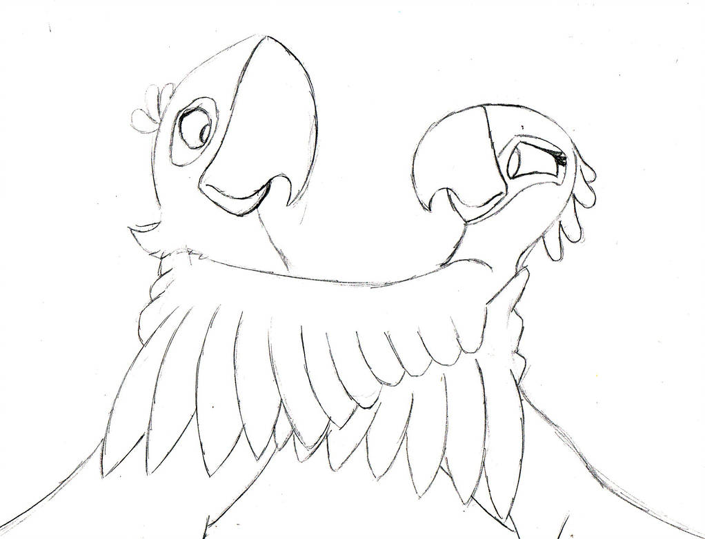 1022x782 rio blu and jewel drawing - Jewel Drawing