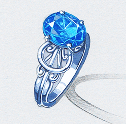 432x428 Drawing For Jewelers Design Creative Side Jewelry Academy - Jewellery Design Drawing