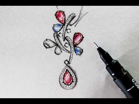 480x360 How To Draw Jewelry Designs Basic Concepts - Jewellery Design Drawing