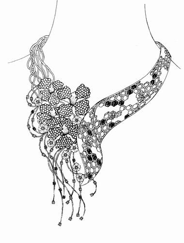 380x501 Jewelry Design Drawing - Jewellery Design Drawing