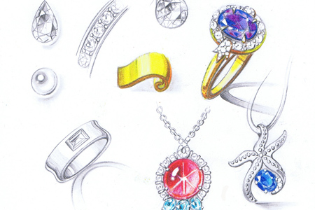 450x300 drawing for jewelers creative side jewelry academy of austin - Jewelry Drawing